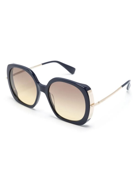 Max Mara Eyewear square-frame sunglasses - Blue - zdjęcie produktu nr 1
