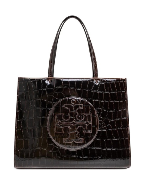 Tory Burch croc-embossed logo-detail tote bag - Brown - zdjęcie produktu nr 1