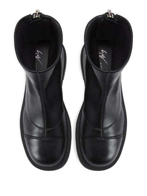 Giuseppe Zanotti zip-detail platform boots - Black - zdjęcie produktu nr 2