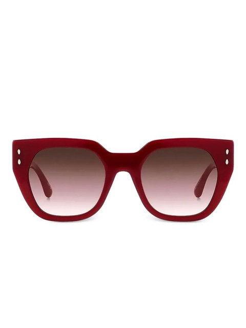 Isabel Marant Eyewear square-frame sunglasses - Red - zdjęcie produktu nr 1