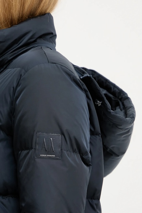 Armani Exchange kurtka puchowa kolor granatowy przejściowa XW000228 AF12286 - zdjęcie produktu nr 2