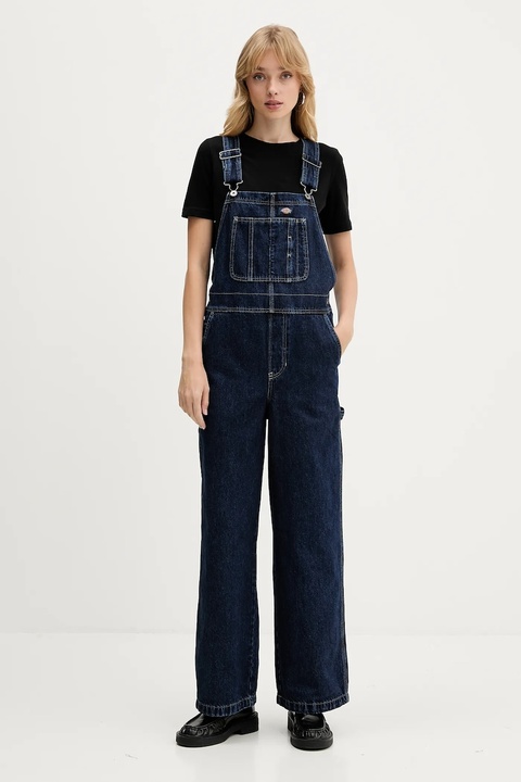Dickies ogrodniczki jeansowe damskie DK0A87N7 - zdjęcie produktu nr 1