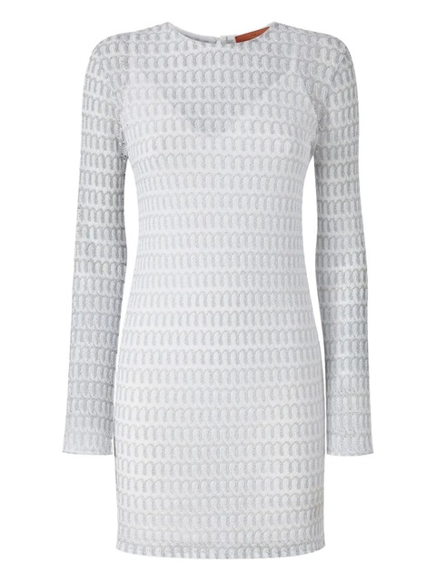 Missoni knitted mini dress - Silver - zdjęcie produktu nr 1