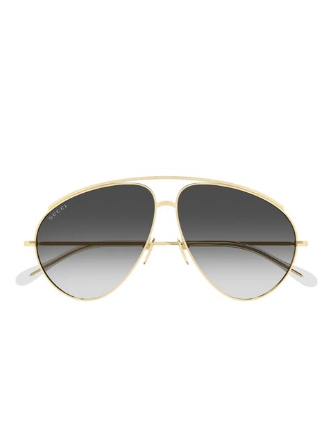 Gucci Eyewear pilot-frame sunglasses - Gold - zdjęcie produktu nr 2