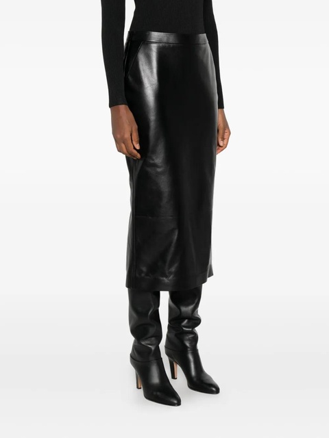 Givenchy leather pencil skirt - Black - zdjęcie produktu nr 2