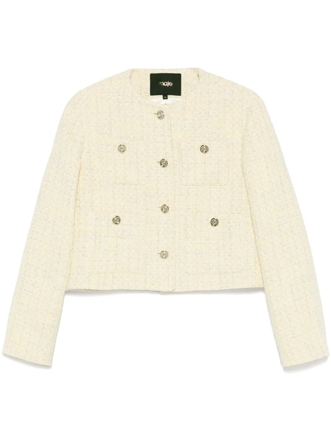 Maje tweed jacket - Yellow - zdjęcie produktu nr 1