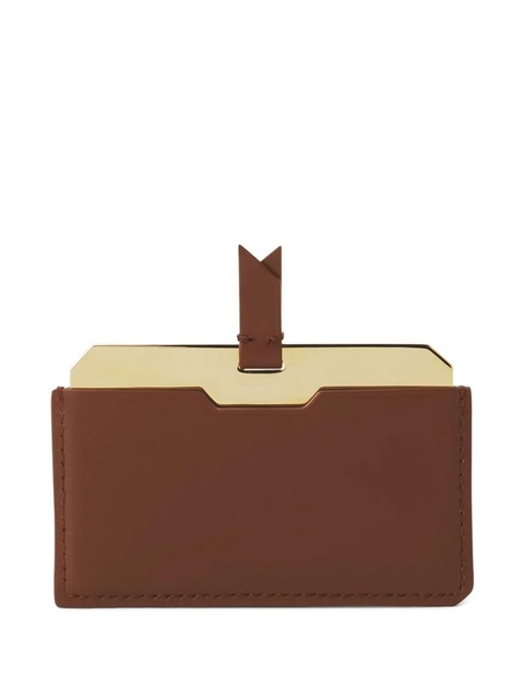 Lanvin leather stitched cardholder - Brown - zdjęcie produktu nr 2