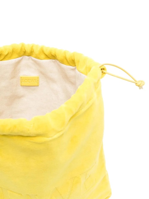 LOEWE logo-jacquard clutch bag - Yellow - zdjęcie produktu nr 2