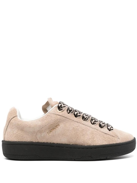 Lanvin Curb low-top suede sneakers - Neutrals - zdjęcie produktu nr 1