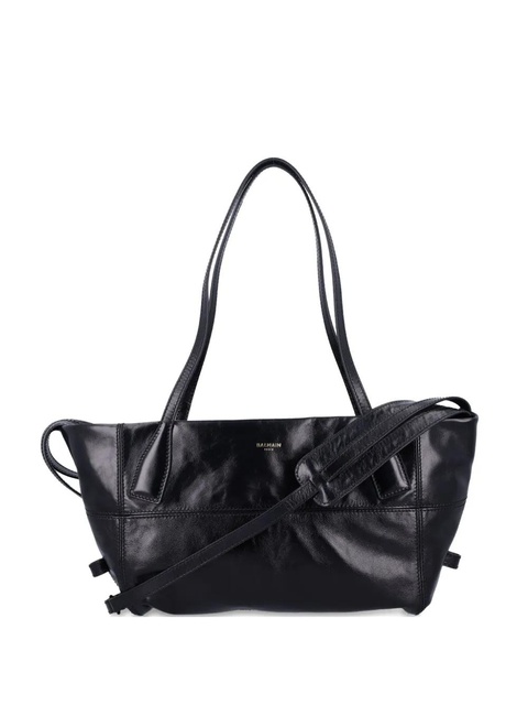 Balmain panelled shoulder bag - Black - zdjęcie produktu nr 2