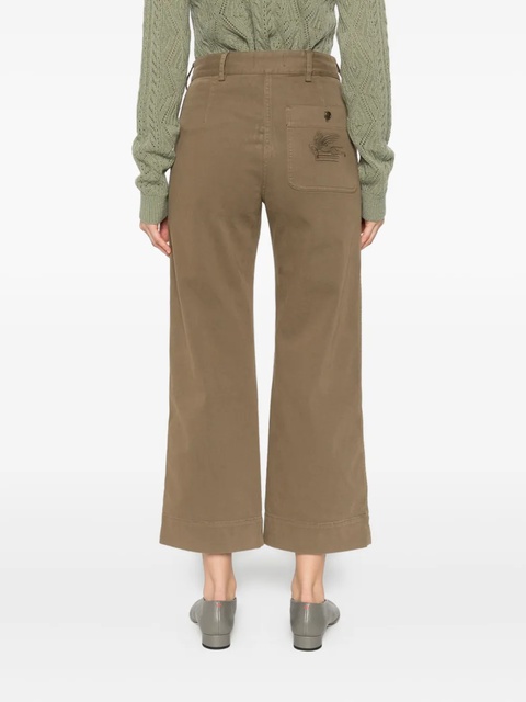 ETRO patch-pocket trousers - Green - zdjęcie produktu nr 1
