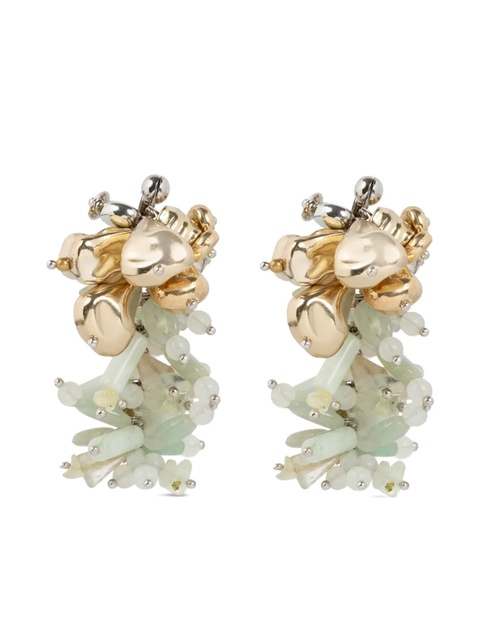 DRIES VAN NOTEN post-fastening earrings - Neutrals - zdjęcie produktu nr 1