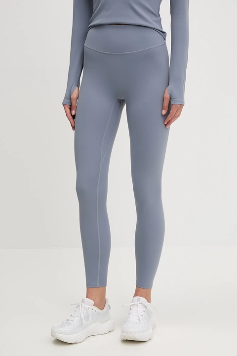 Joy in me legginsy do jogi Oneness Ease kolor zielony gładkie Oneness Ease 7/8 - zdjęcie produktu nr 1