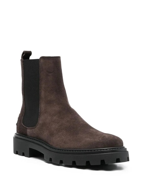 Tod's suede Chelsea boots - Brown - zdjęcie produktu nr 2