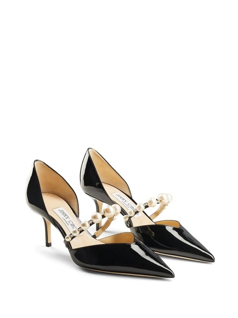 Jimmy Choo Aurelie 65mm pearl-embellished pumps - Black - zdjęcie produktu nr 2