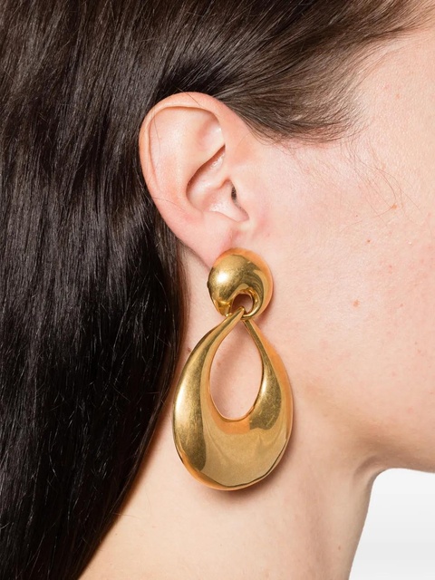 Saint Laurent clip-on earrings - Gold - zdjęcie produktu nr 2