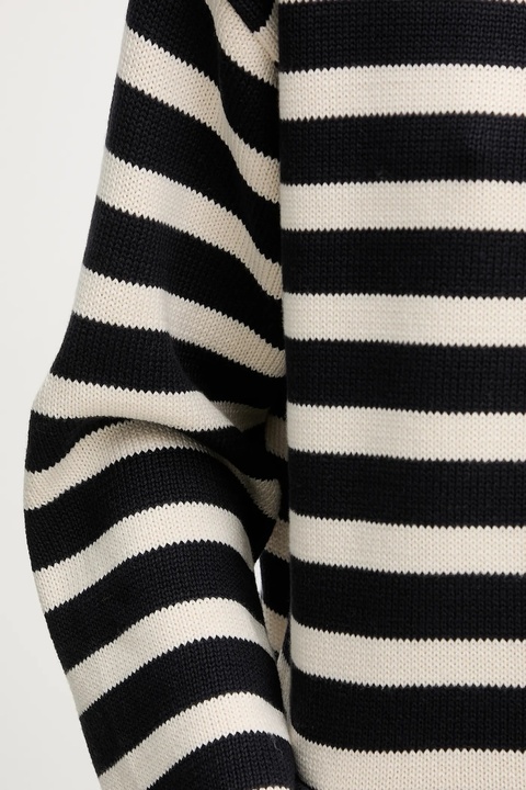 Marc O'Polo sweter bawełniany damski kolor granatowy z golfem 600605960013 - zdjęcie produktu nr 2