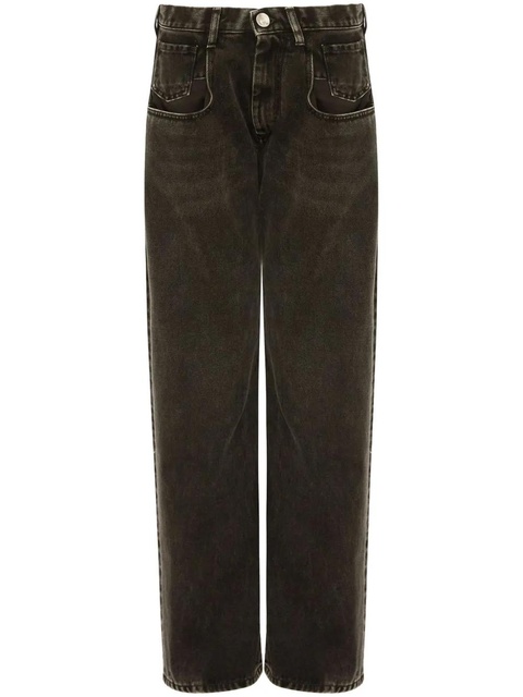 Maison Margiela straight-leg jeans - Black - zdjęcie produktu nr 1