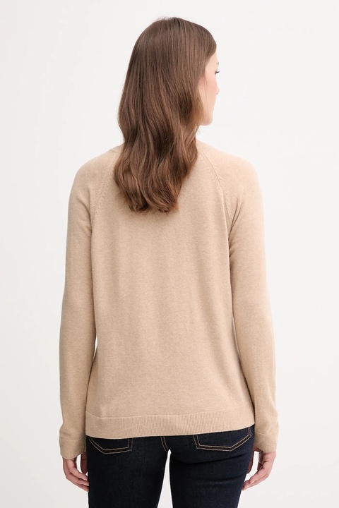 United Colors of Benetton sweter z domieszką wełny damski kolor beżowy 1035D1P17 - zdjęcie produktu nr 1