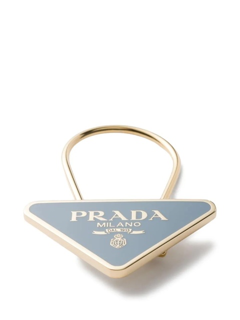 Prada logo-print keyring - Gold - zdjęcie produktu nr 2
