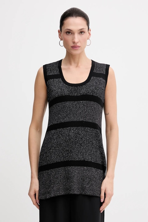 Sisley sweter damski kolor czarny lekki 1194LH00M - zdjęcie produktu nr 2