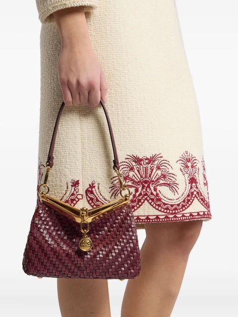 ETRO small Vella leather tote bag - Red - zdjęcie produktu nr 2