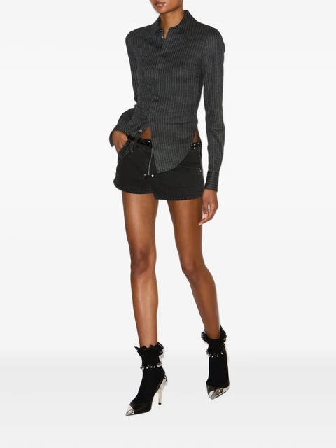 ISABEL MARANT Romea pinstripe shirt - Grey - zdjęcie produktu nr 1