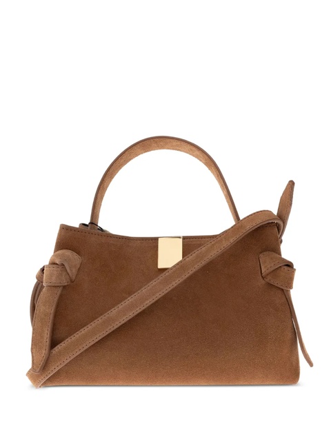 Yuzefi Gyoza suede cross body bag - Brown - zdjęcie produktu nr 1