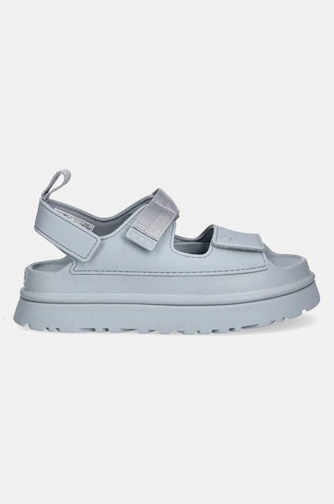 UGG sandały Goldenglow damskie kolor niebieski na platformie 1152685-SFOA - zdjęcie produktu nr 2