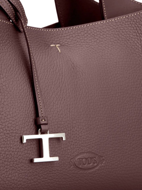 Tod's medium leather tote bag - Red - zdjęcie produktu nr 2