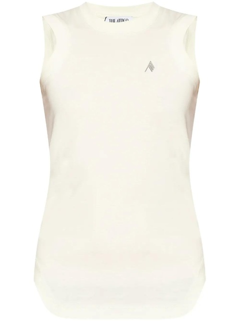 The Attico Cotton Top - White - zdjęcie produktu nr 1