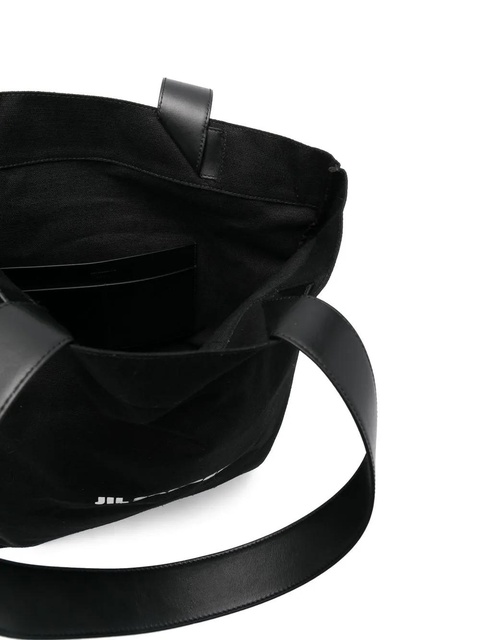 Jil Sander logo-print tote bag - Black - zdjęcie produktu nr 2