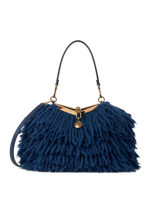 ETRO Vela wool shoulder bag - Blue - zdjęcie produktu nr 1