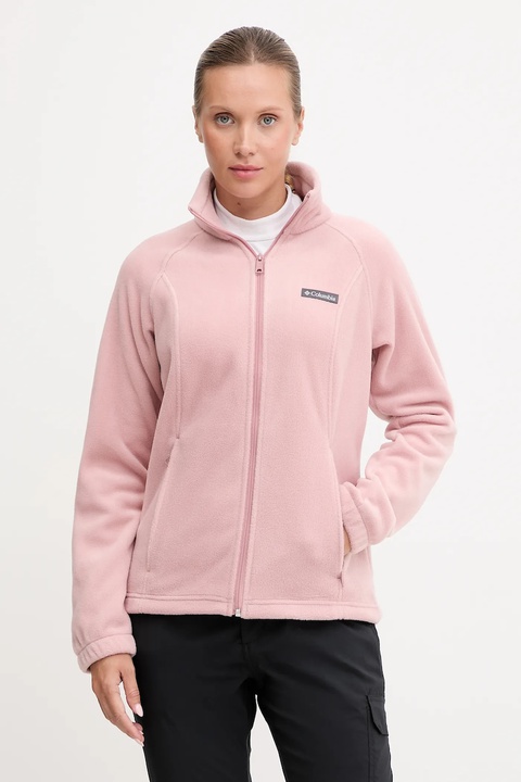 Columbia bluza sportowa Benton Springs kolor różowy gładka 1372111 - zdjęcie produktu nr 1