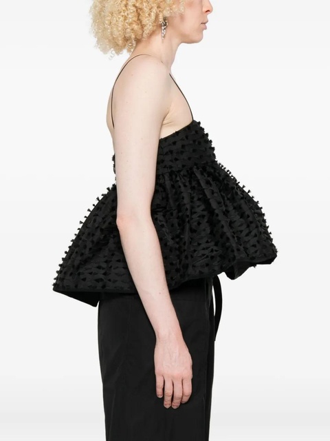 Cecilie Bahnsen 3D-detail top - Black - zdjęcie produktu nr 2