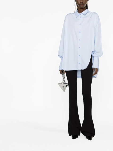 The Attico Diana long-sleeve shirt - Blue - zdjęcie produktu nr 2