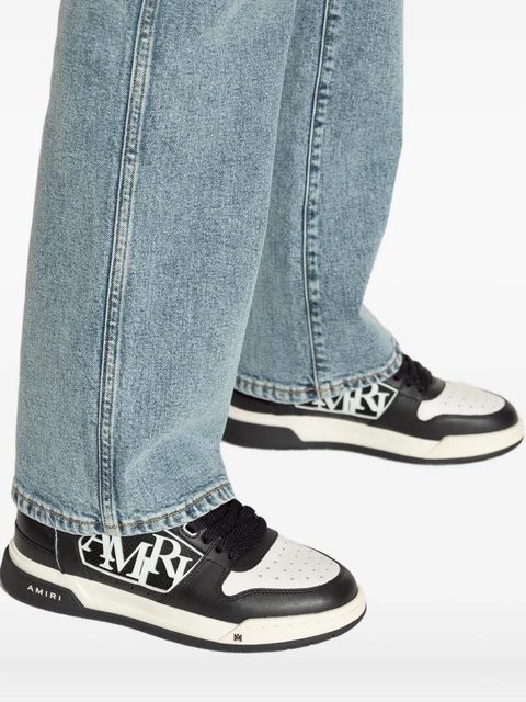 AMIRI logo-embossed low-top sneakers - Black - zdjęcie produktu nr 2