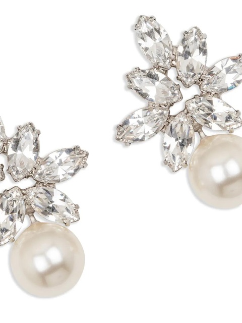 Jennifer Behr Liza pearl earrings - Silver - zdjęcie produktu nr 2