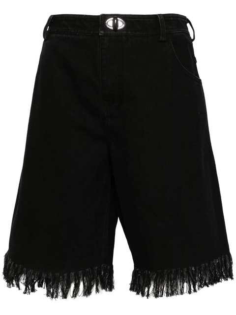 Christopher Esber deconstruct denim jort shorts - Black - zdjęcie produktu nr 1