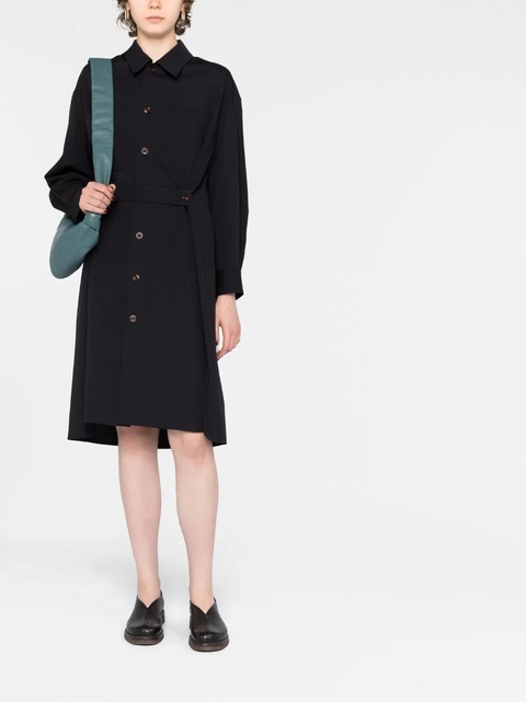 LEMAIRE long-sleeve shirt dress - Blue - zdjęcie produktu nr 2