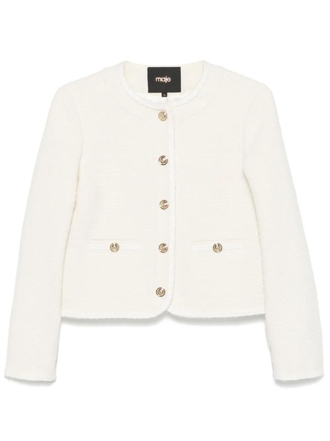 Maje tweed jacket - White - zdjęcie produktu nr 1