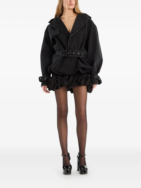 ROTATE BIRGER CHRISTENSEN denim biker jacket - Black - zdjęcie produktu nr 2
