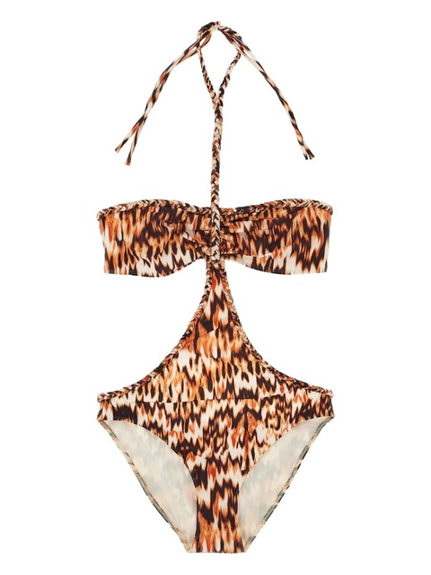 ISABEL MARANT Farah swimsuit - Orange - zdjęcie produktu nr 1