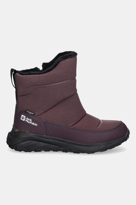 Jack Wolfskin śniegowce kolor bordowy - zdjęcie produktu nr 1
