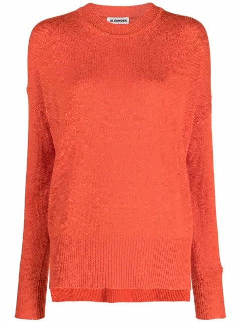 Jil Sander crew-neck cashmere jumper - Orange - zdjęcie produktu nr 1