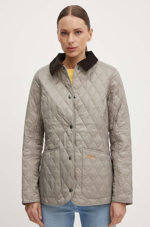 Barbour kurtka Annandale Quilted Jacket damska kolor szary przejściowa LQU0475 - zdjęcie produktu nr 1