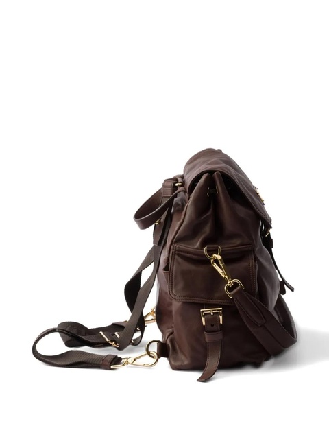 Prada medium Explore leather backpack - Brown - zdjęcie produktu nr 2