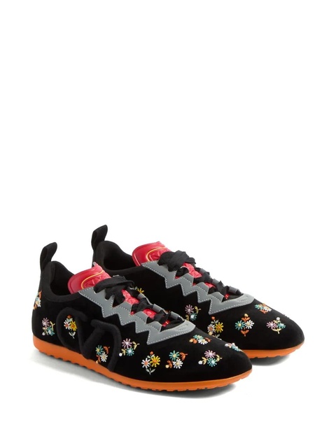 Valentino Garavani Chromathon velvet sneakers - Black - zdjęcie produktu nr 2