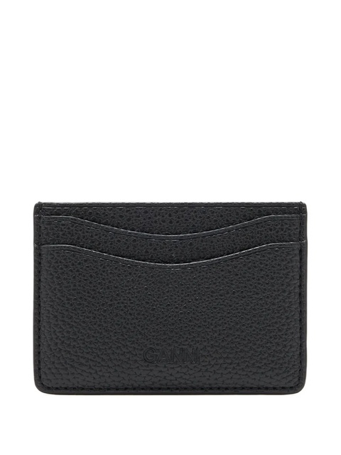 GANNI Bou logo card holder - Black - zdjęcie produktu nr 2