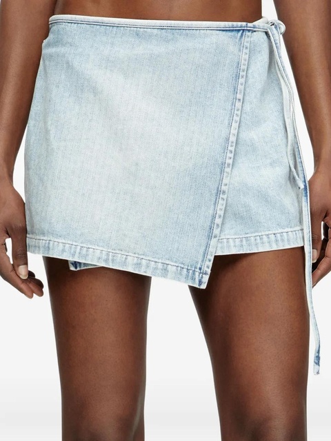 Diesel De-Lem mini wrap skirt - Blue - zdjęcie produktu nr 2